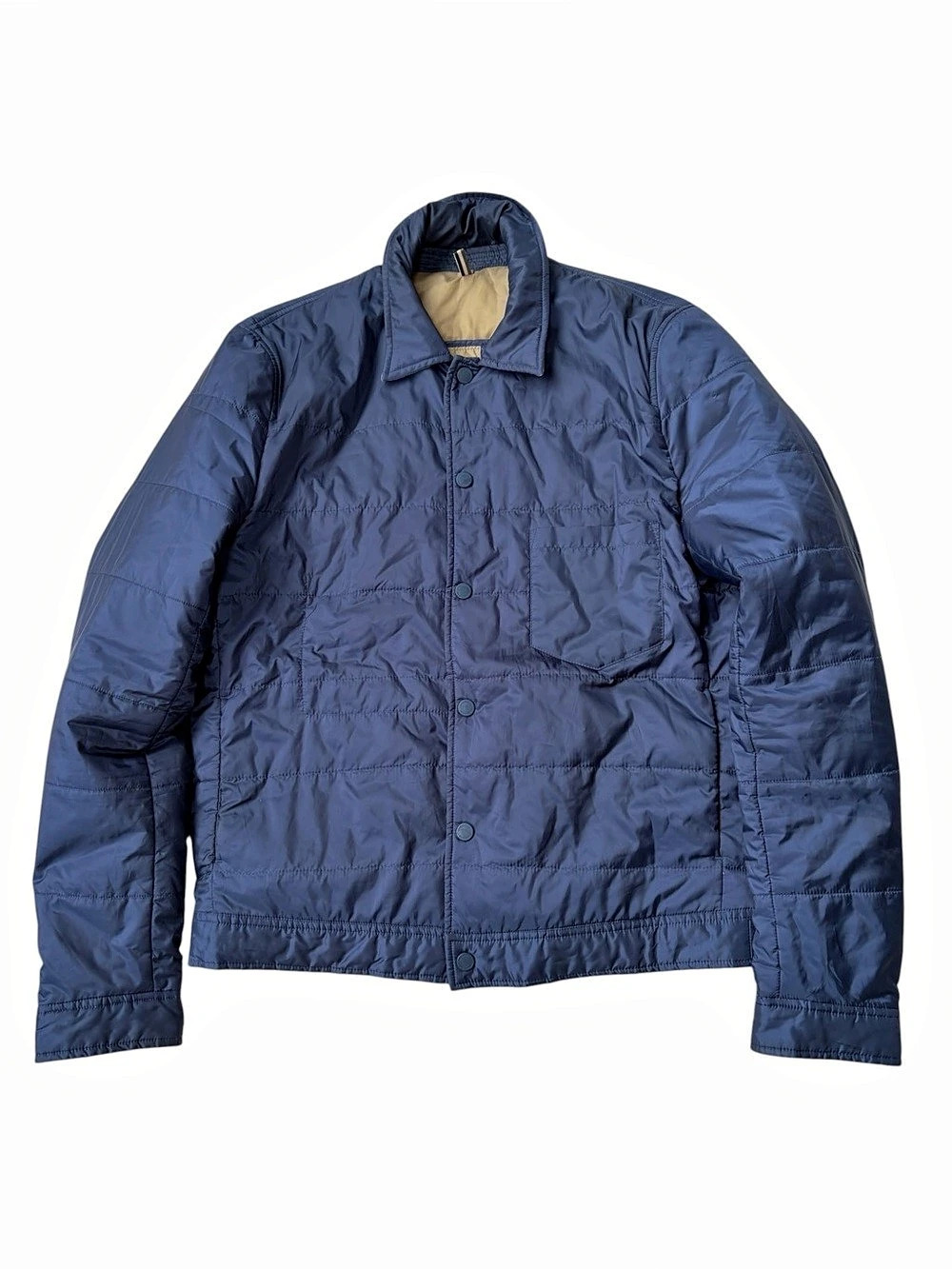 J.Lindeberg Quilted Jacket in Blue Size Large